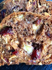 Banana Cranberry Coconut Bread