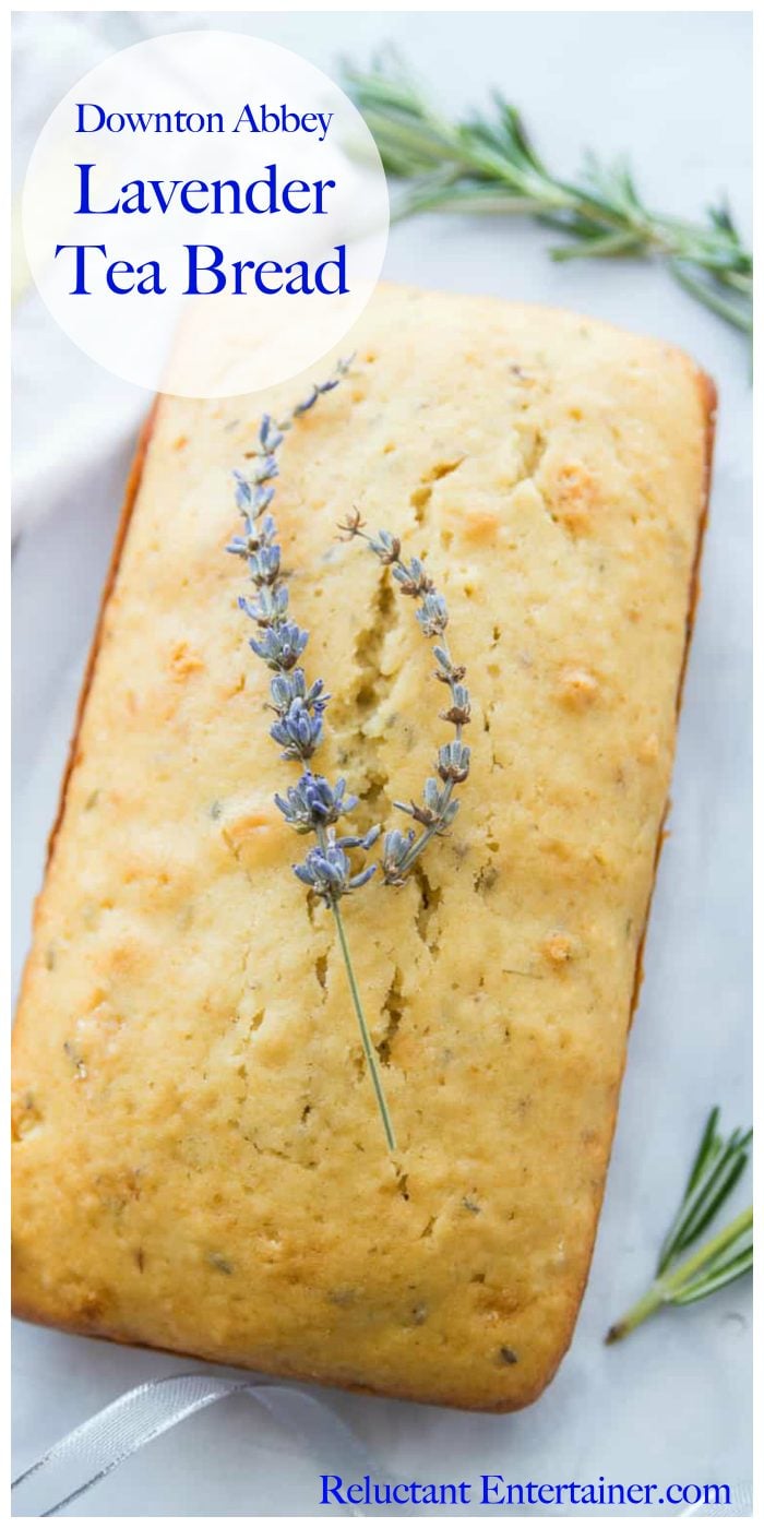 Downton Abbey Lavender Tea Bread Recipe