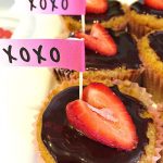 Strawberry Cupcakes with Ganache