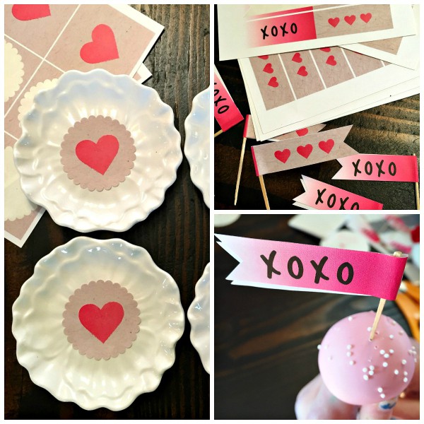 Minted Valentine's Day Party with Strawberry Cupcakes with Ganache