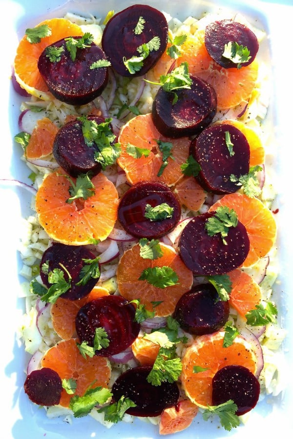 Orange Beet Fennel Salad