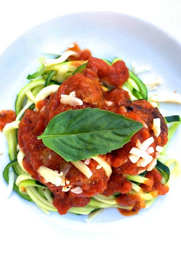 Skinny Marinara Zoodle Pasta