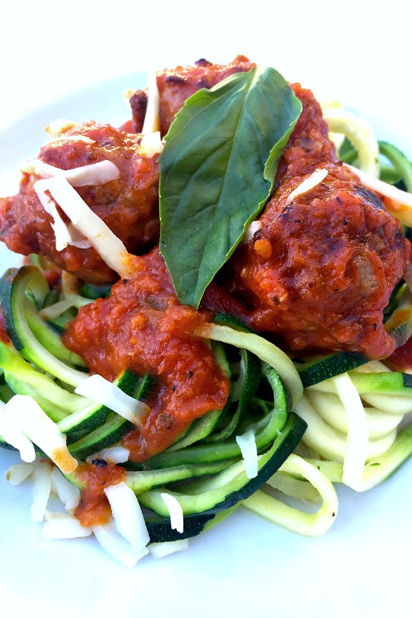 Skinny Marinara Zoodle Pasta