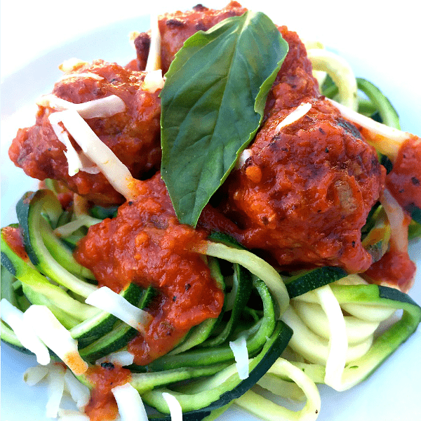 Skinny Marinara Zoodle Pasta