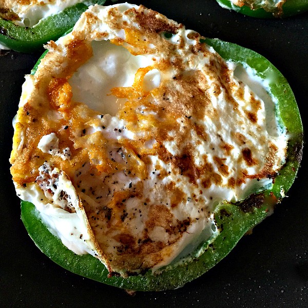 Best Fried Eggs in Green Pepper Rings