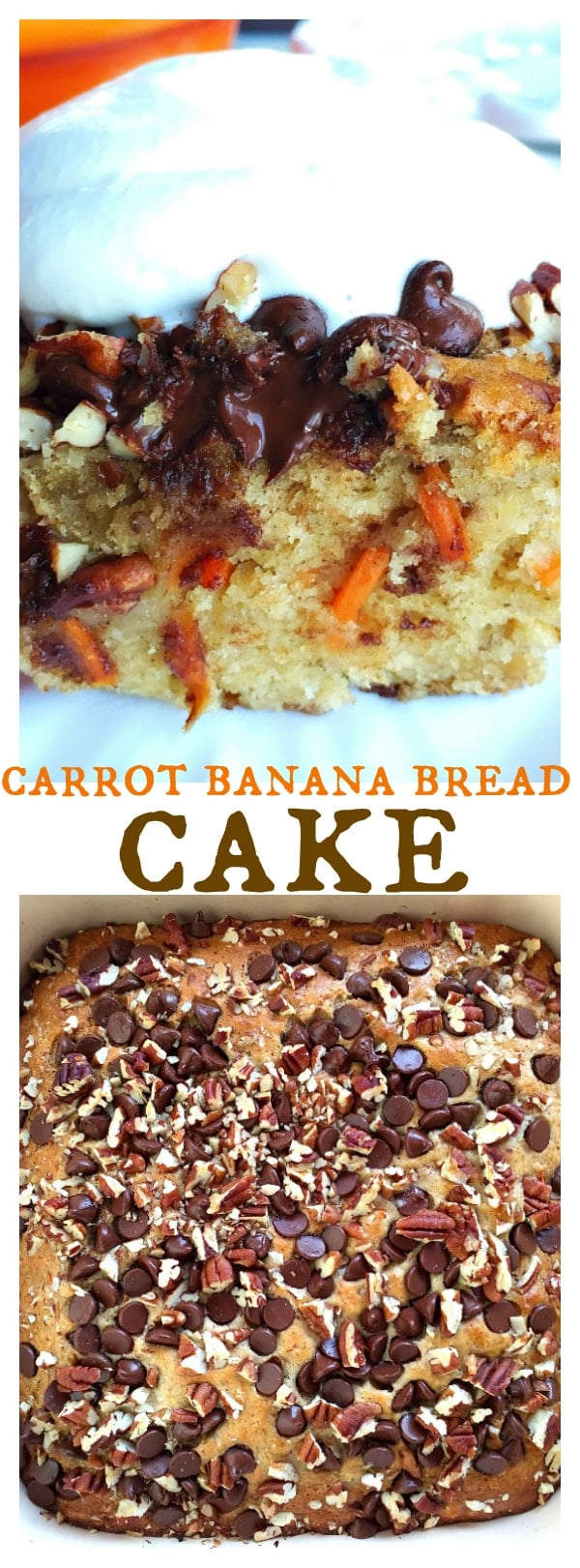 Carrot Banana Bread Cake