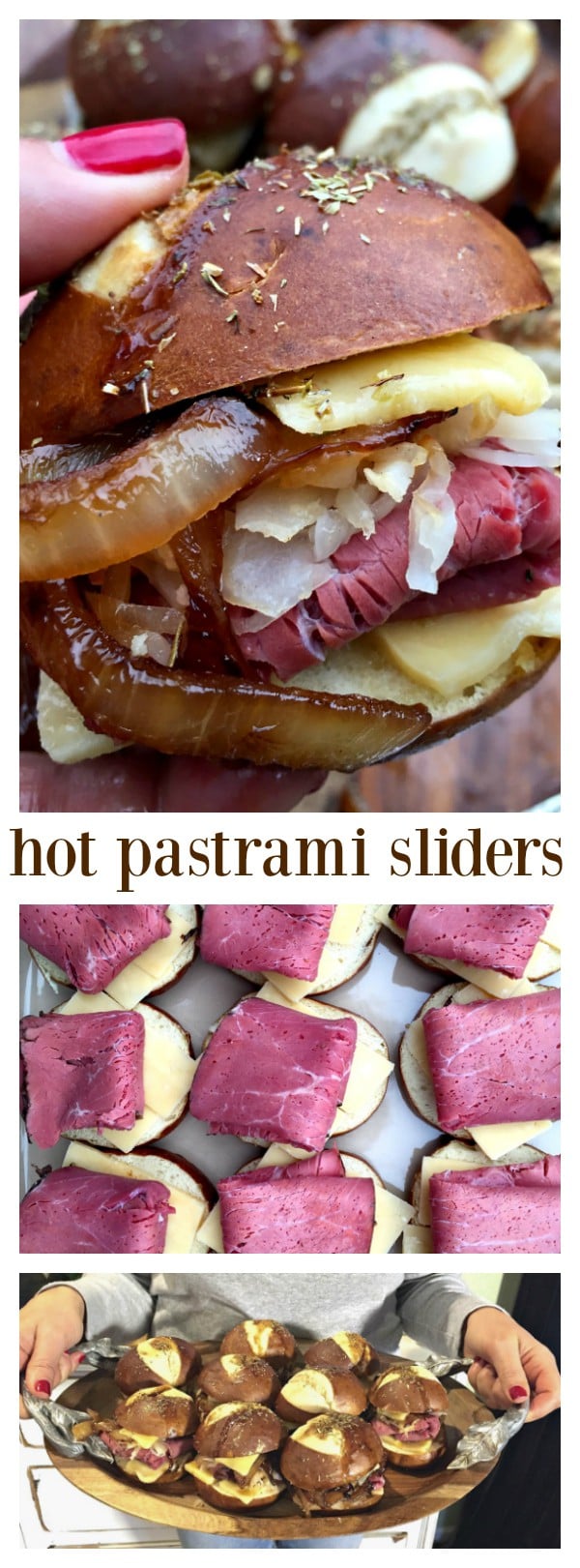 These Hot Pastrami Sliders are the perfect Irish dish to serve for a St. Patrick's Day party!