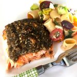 Macadamia Lime Baked Salmon - dinner in 30 minutes!