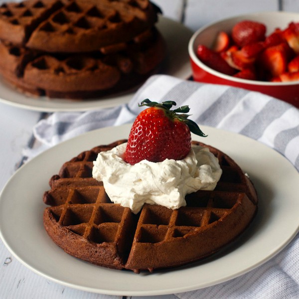 Chocolate Buttermilk Waffles Reluctant Entertainer