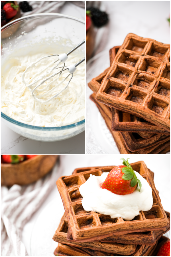 whipping cream for waffles