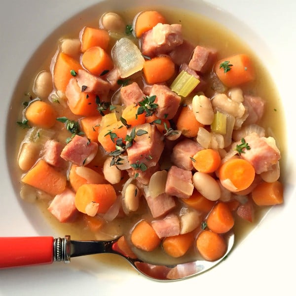 Great Nothern Beans Ham Carrot Soup