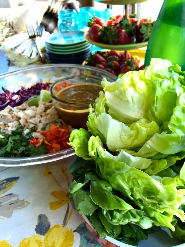 Easy Chicken Lettuce Wraps