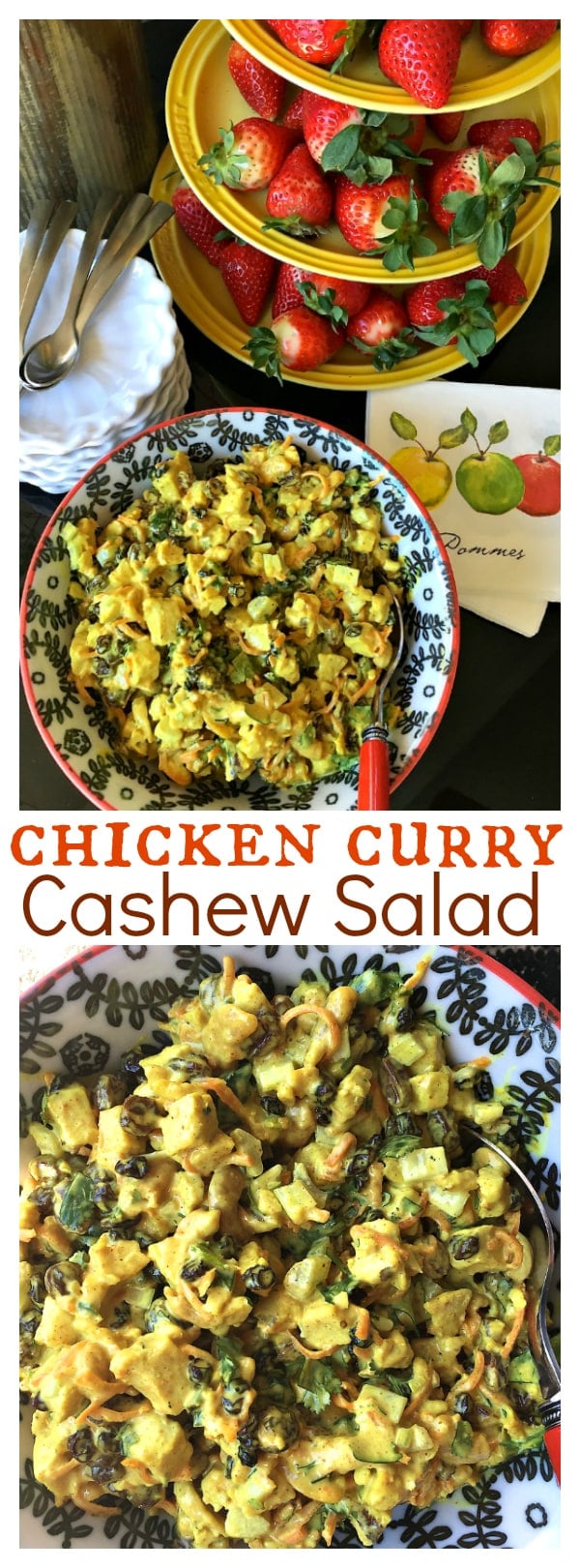 Chicken Curry Cashew Salad