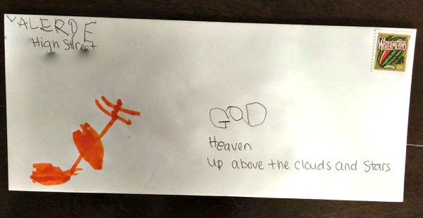 USPS Child's Letter to God