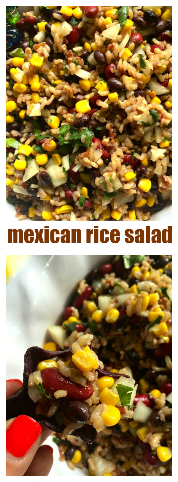 Mexican Rice Salad - Reluctant Entertainer