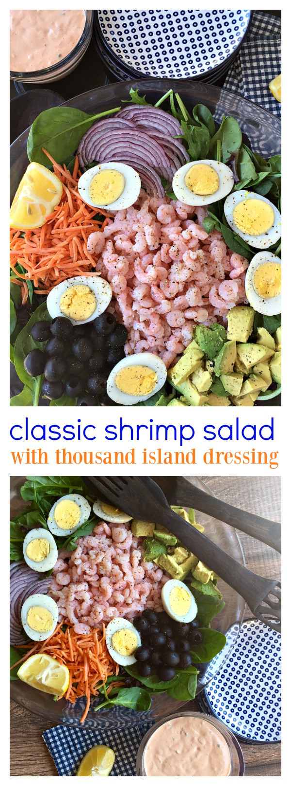 Classic Shrimp Salad with Thousand Island Dressing