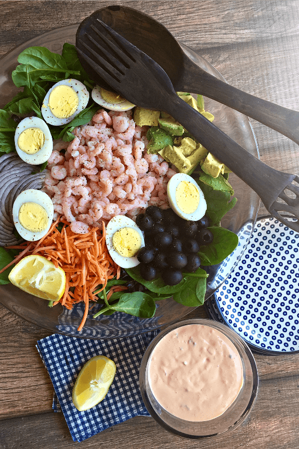 Classic Shrimp Salad with Thousand Island Dressing