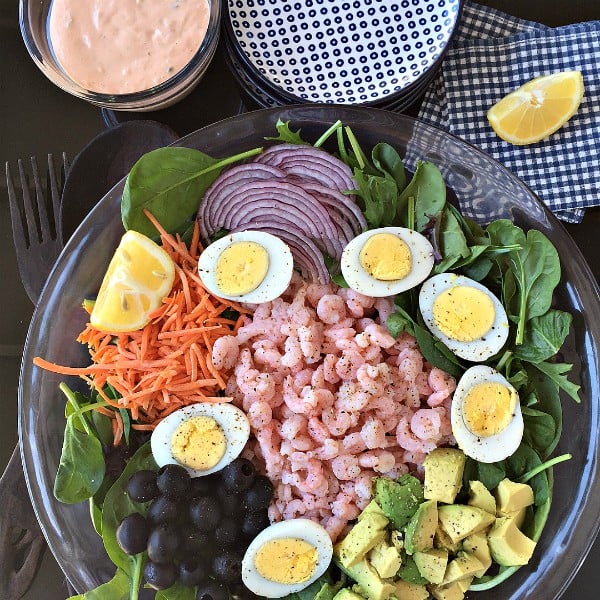 Classic Shrimp Salad with Thousand Island Dressing