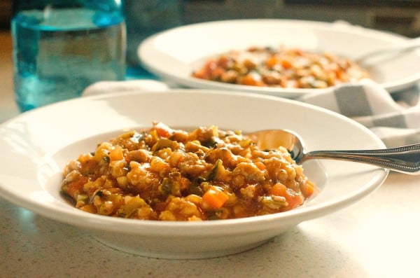 Turkey Vegetable Barley Soup