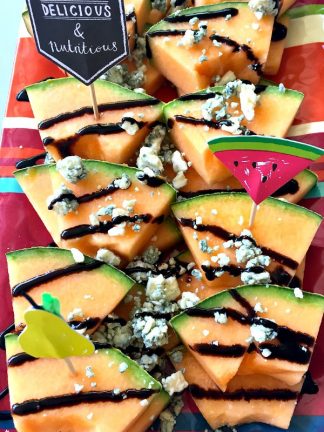 Melon Blue Cheese Appetizer