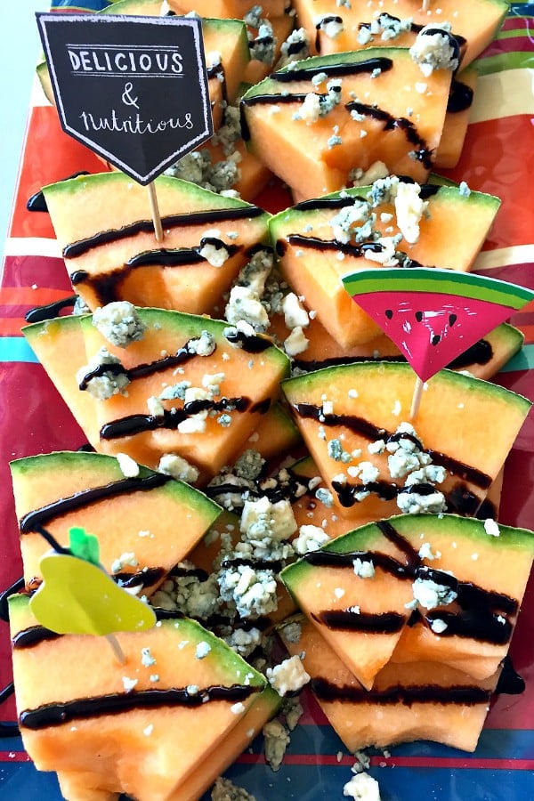 Melon Blue Cheese Appetizer