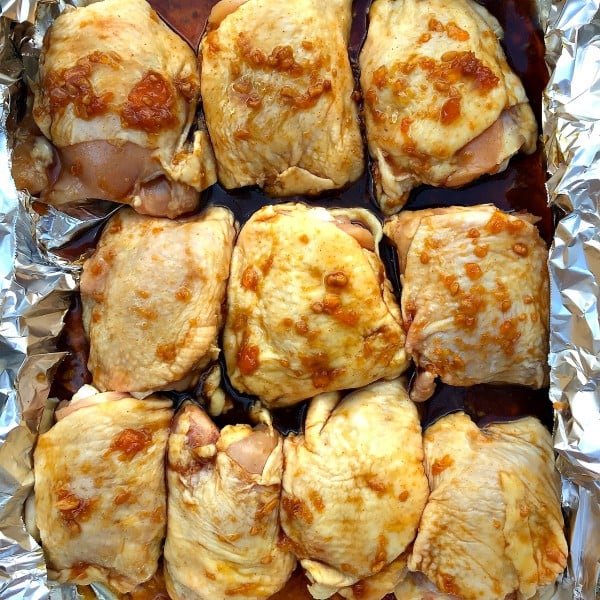 Apricot-Glazed Chicken Thighs