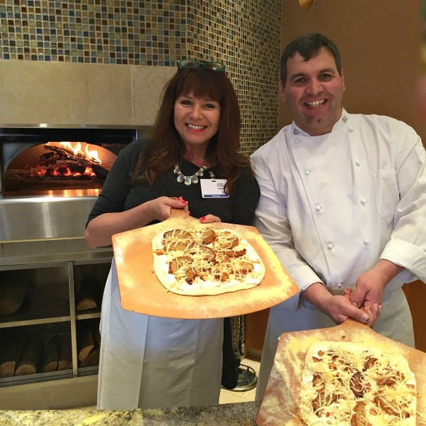 Roasted Pear Ricotta Pizza