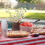 Summer Pizza Party with Easy Strawberry Lemonade