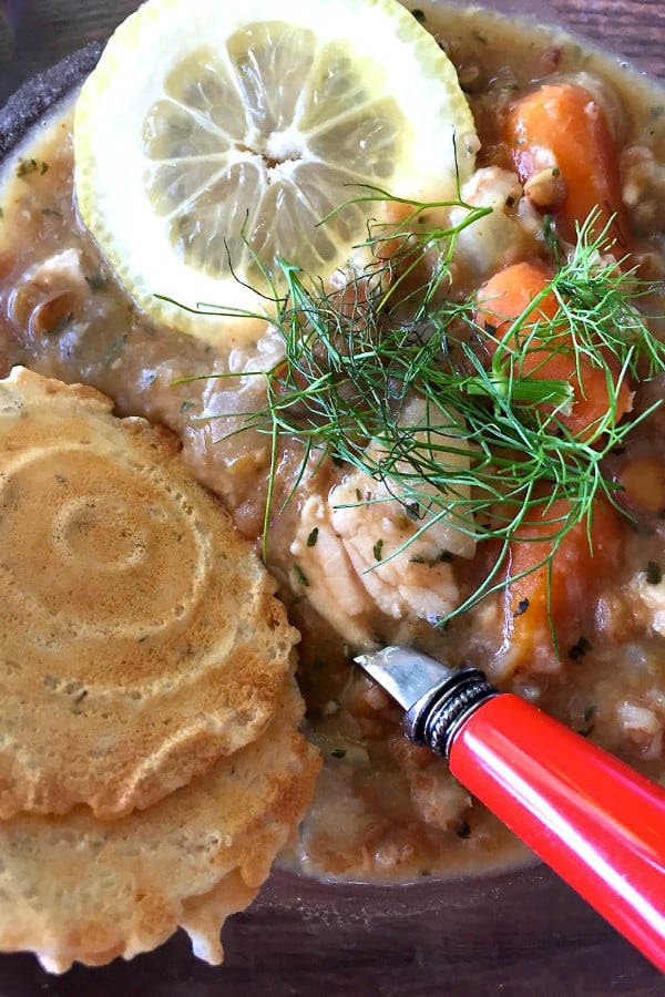 Chicken Lentil-Farro Soup