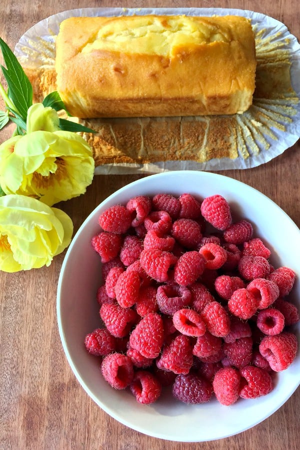 Camping Raspberry Butter Cake