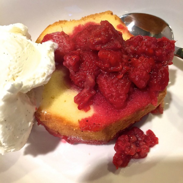 Camping Raspberry Butter Cake