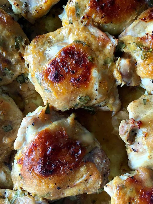 ApricotGlazed Chicken Thighs Reluctant Entertainer