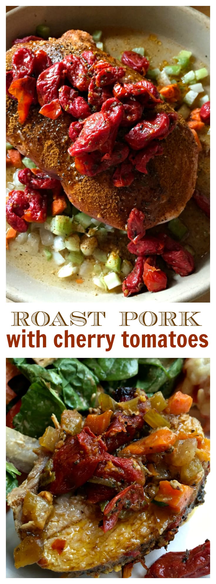 Pork Roast with Cherry Tomatoes