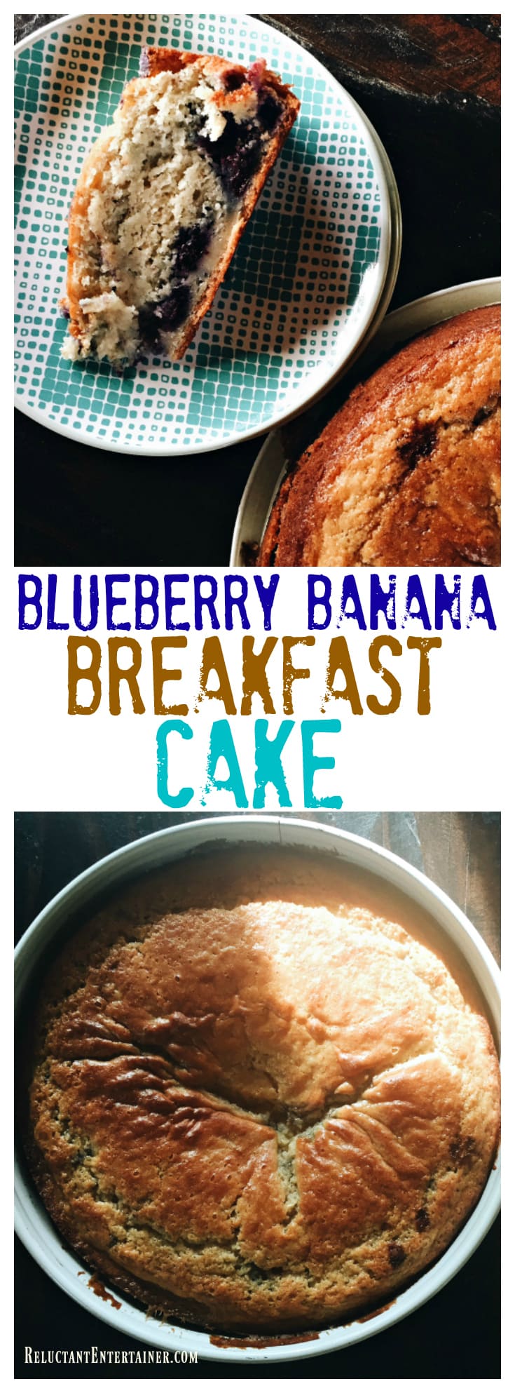 Blueberry Banana Breakfast Cake