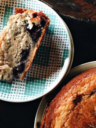 Blueberry Banana Breakfast Cake