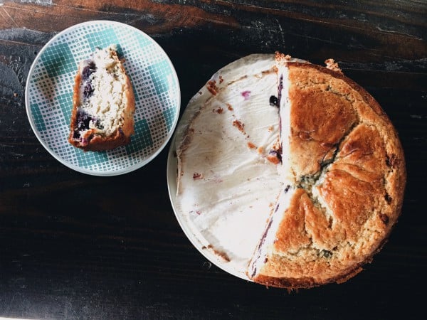 Blueberry Banana Breakfast Cake