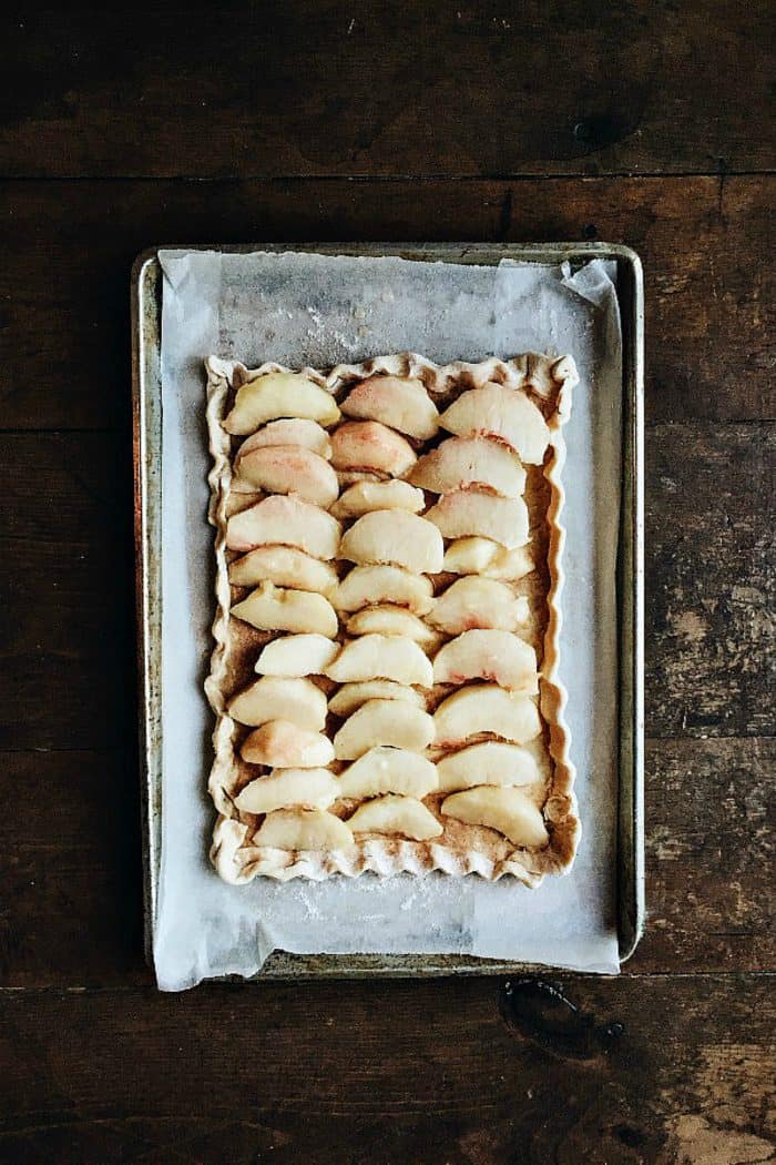 How to make peach tart