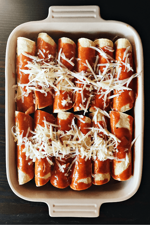 Black Bean Vegetarian Enchiladas