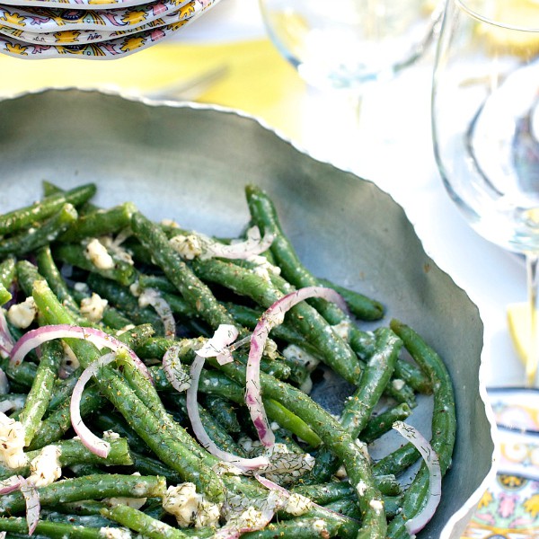 Green Beans Blue Cheese Salad