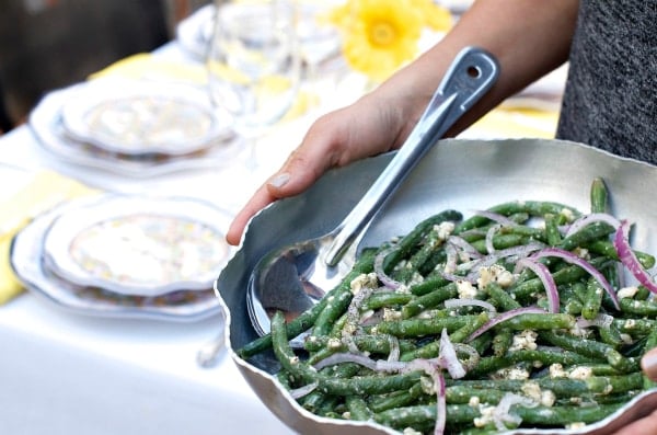 Green Beans Blue Cheese Salad