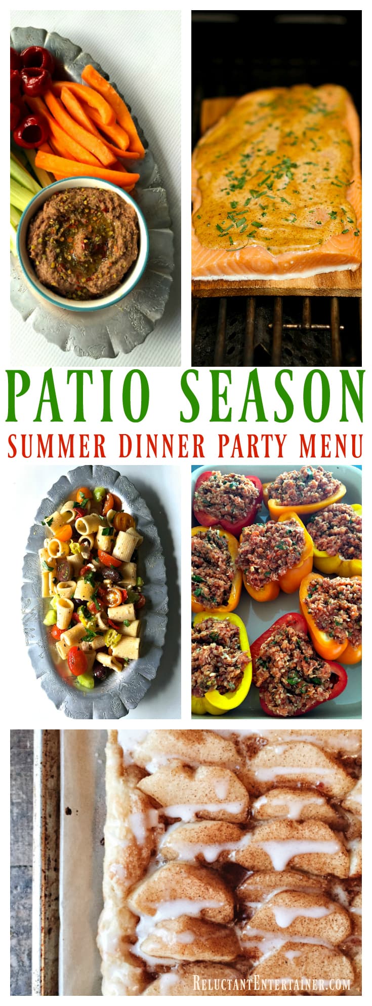Patio Season with Q Squared NYC - Summer Dinner Party MENU | ReluctantEntertainer.com