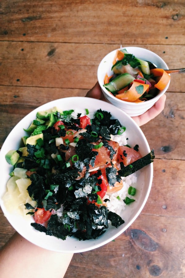 Jasmine Rice Poke Bowls