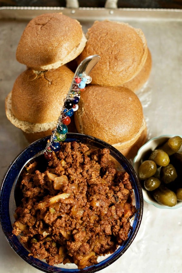 meat and buns for sloppy joe's