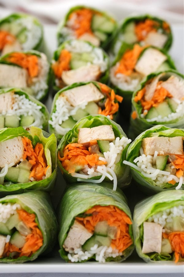 Vegetable Rice Paper Rolls - Healthy Little Foodies