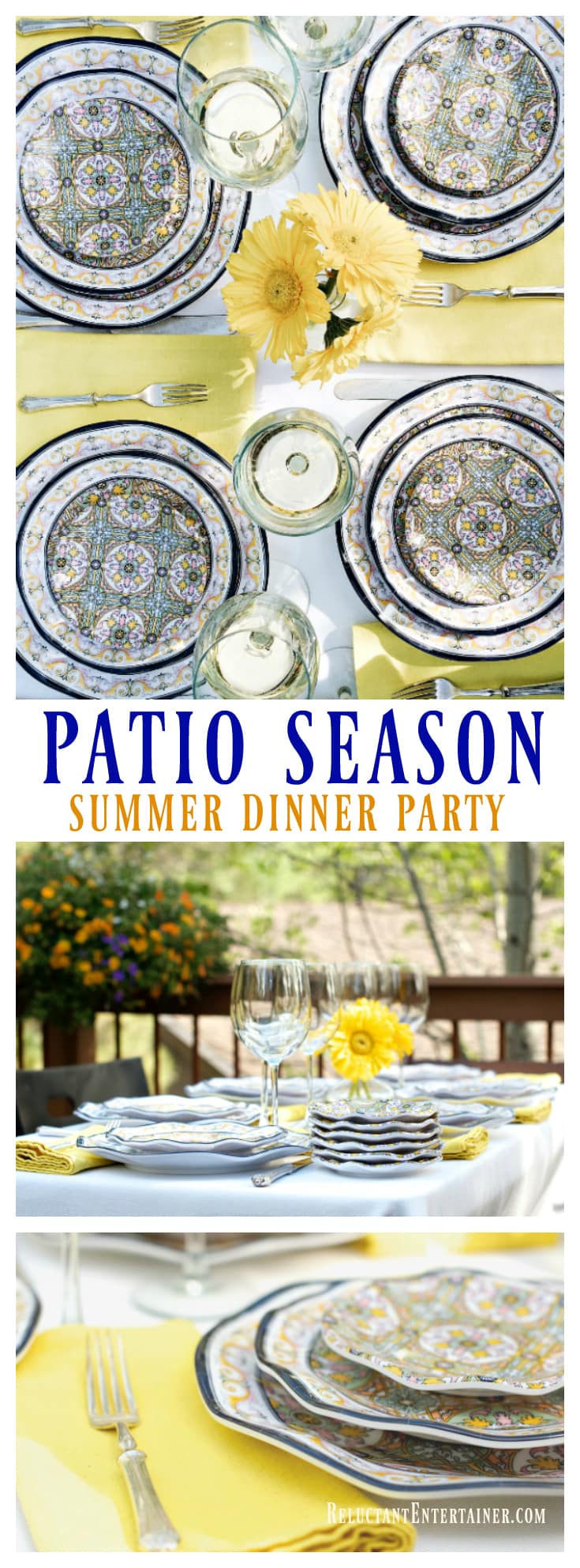Patio Season with Q Squared NYC - Bella Donna Collection | ReluctantEntertainer.com