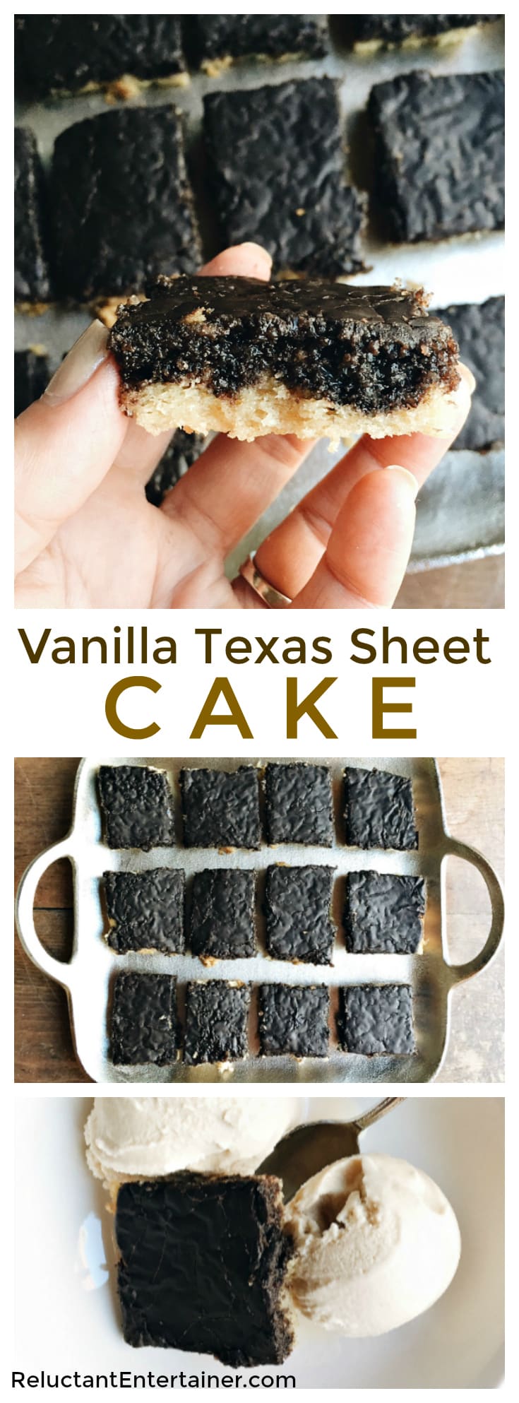 vanilla texas sheet cake recipe reluctant entertainer vanilla texas sheet cake