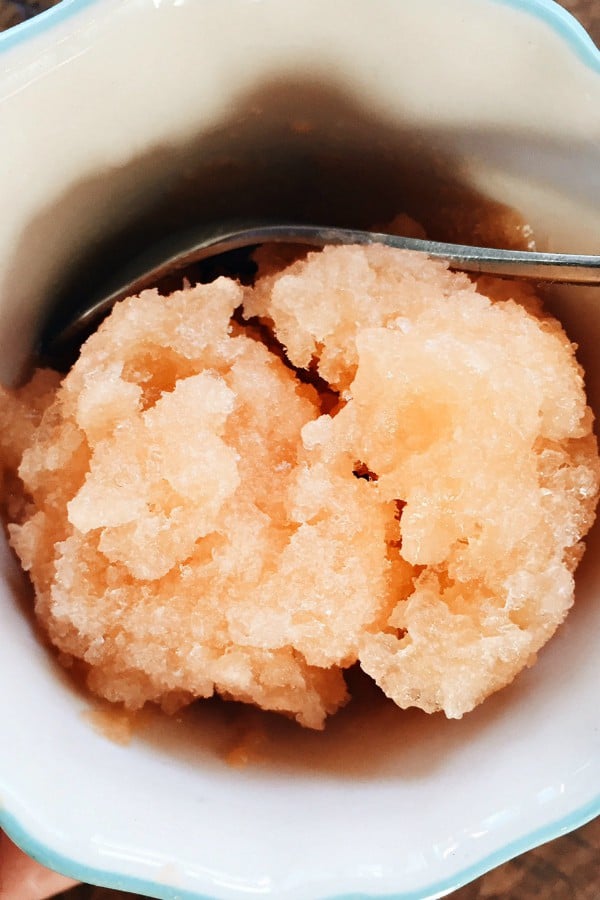 Cantaloupe Honey Shaved Ice