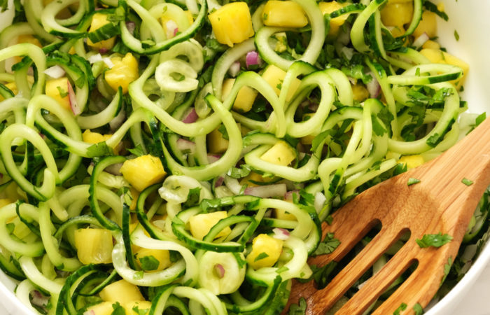 Cucumber Salad with Pineapple