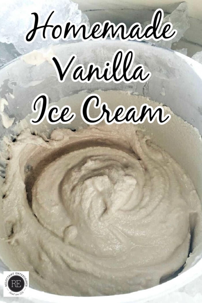 Homemade Vanilla Ice Cream