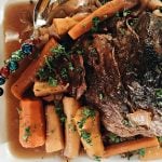 Crock Pot Roast Beef Dinner